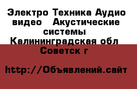 Электро-Техника Аудио-видео - Акустические системы. Калининградская обл.,Советск г.